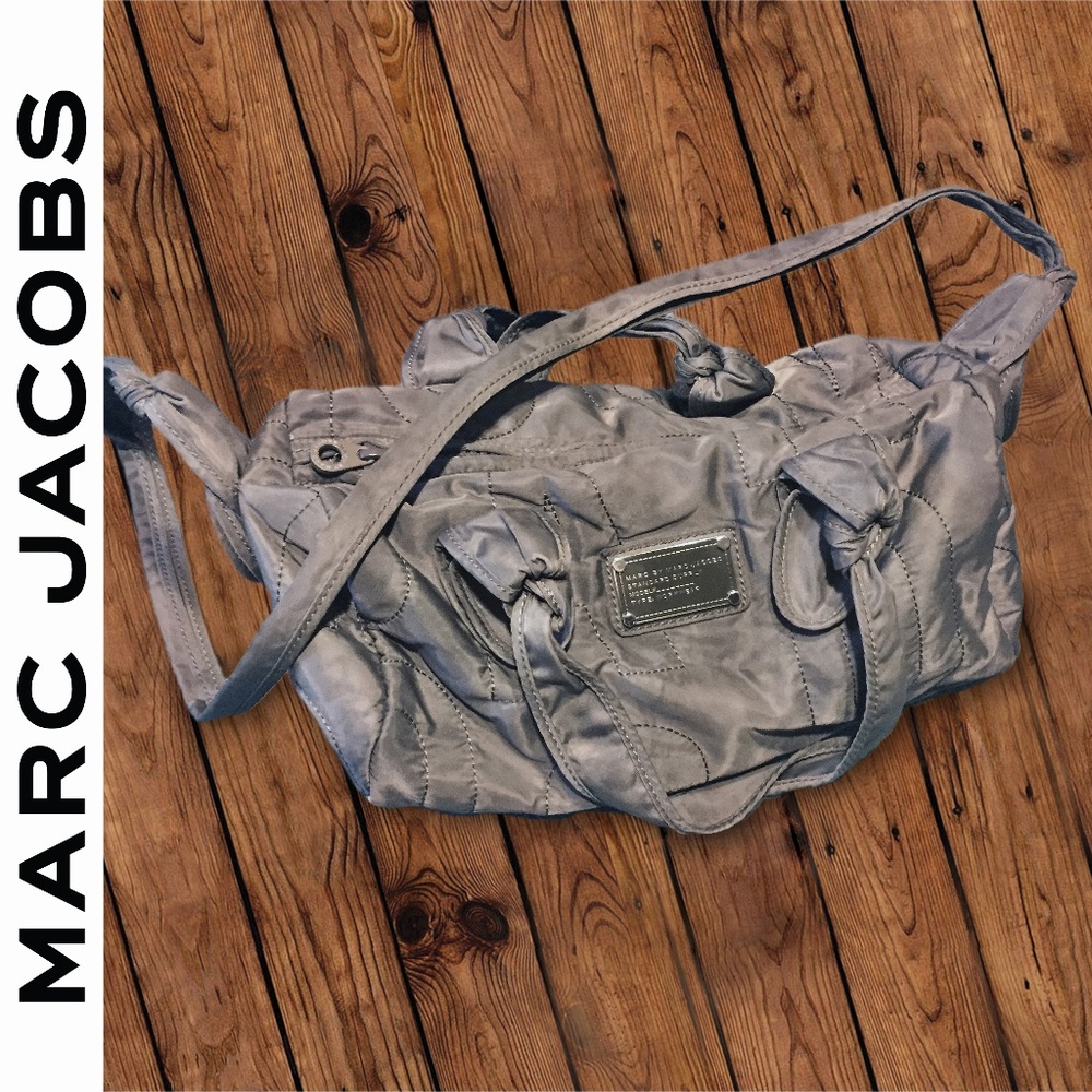 *RARE* Marc by Marc Jacobs Gray Nylon Logo Bag